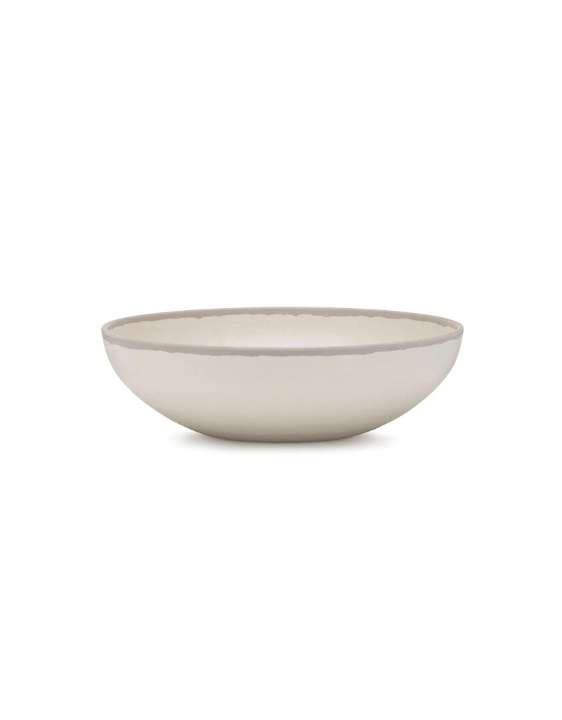 Potter Stone Gray Melaboo Serving Bowl