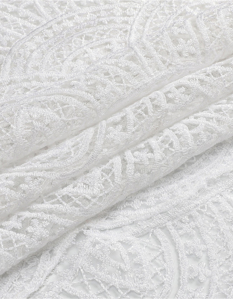 Elegance White Lace Tablecloth #TC1700