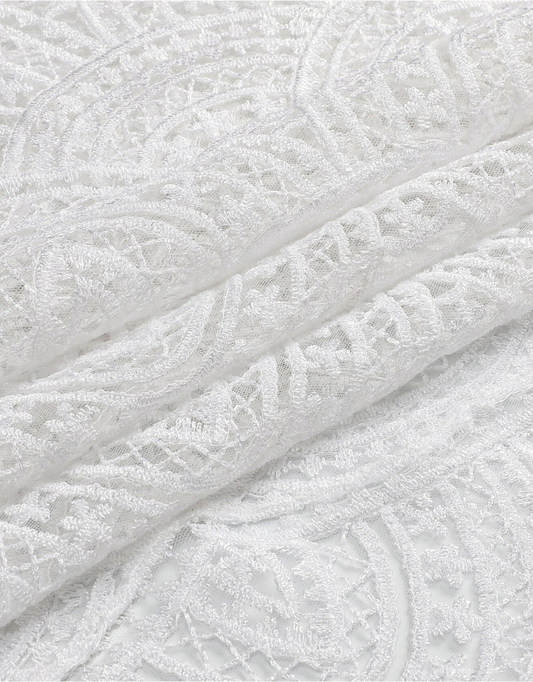 Elegance White Lace Tablecloth #TC1700