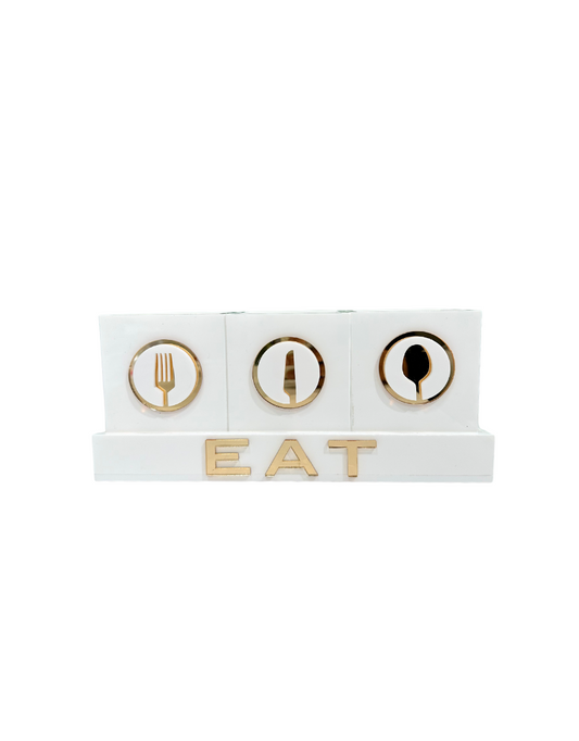 Acrylic Silverware Caddy Sets