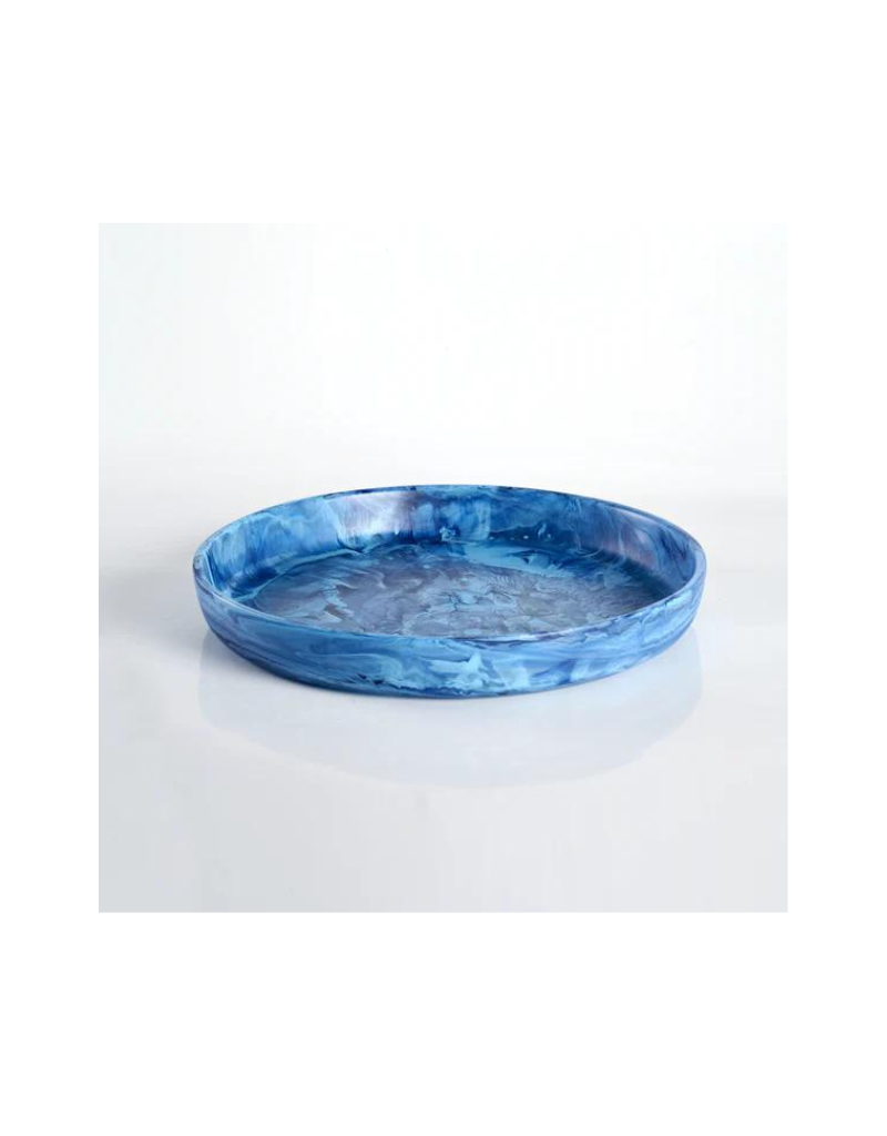 Swirl Collection Round Resin Platters