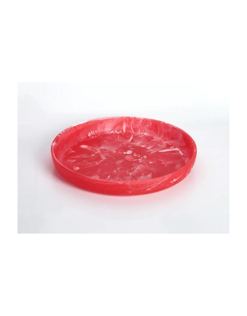 Swirl Collection Round Resin Platters
