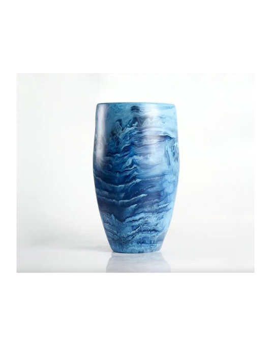 Classical Large Resin Vase Swirl