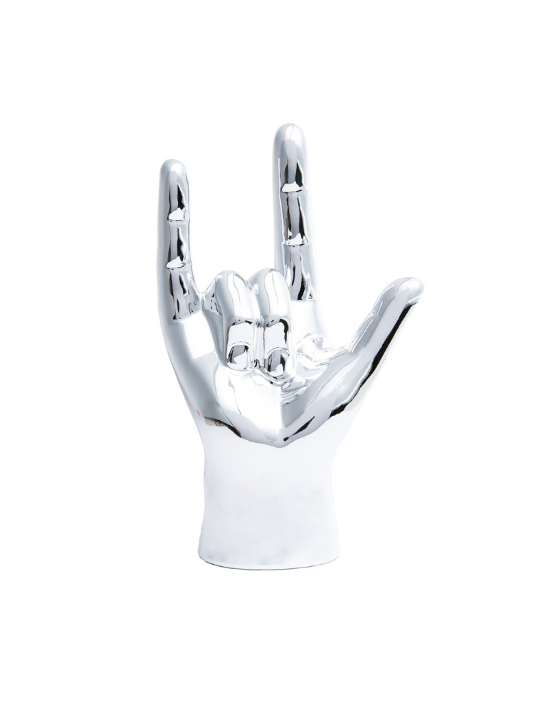 Rock On Hand Silver