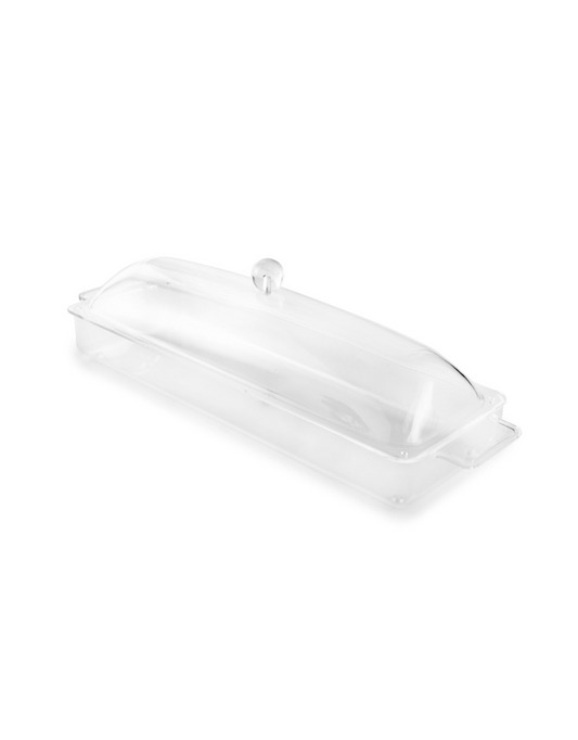 Long Acrylic Tray with Lid