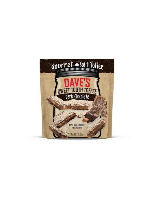 Dave's Sweet Tooth Dark Chocolate Toffee Mini Pouch