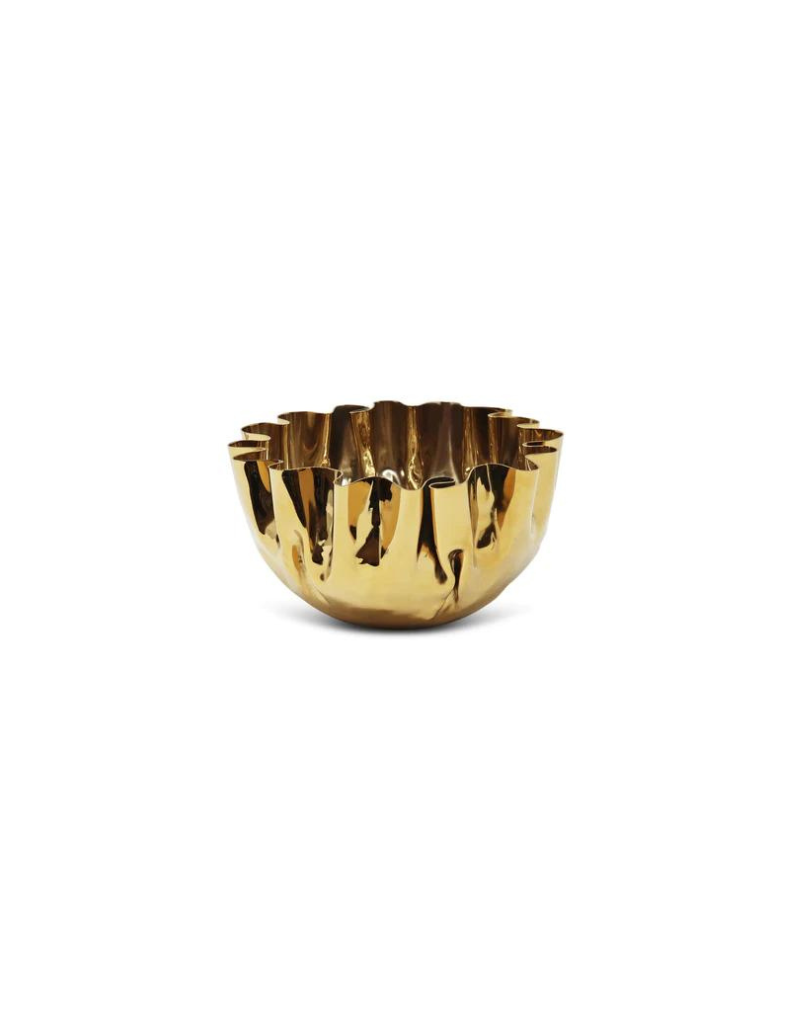 Gold Crushed Bowl