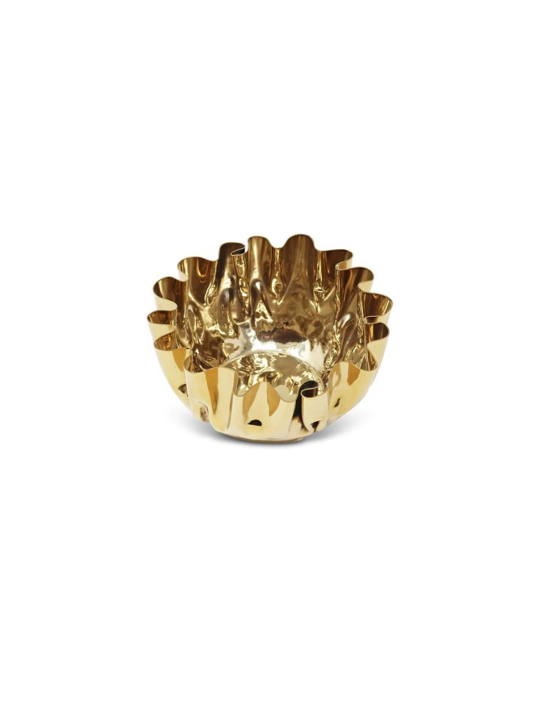 Gold Crushed Bowl