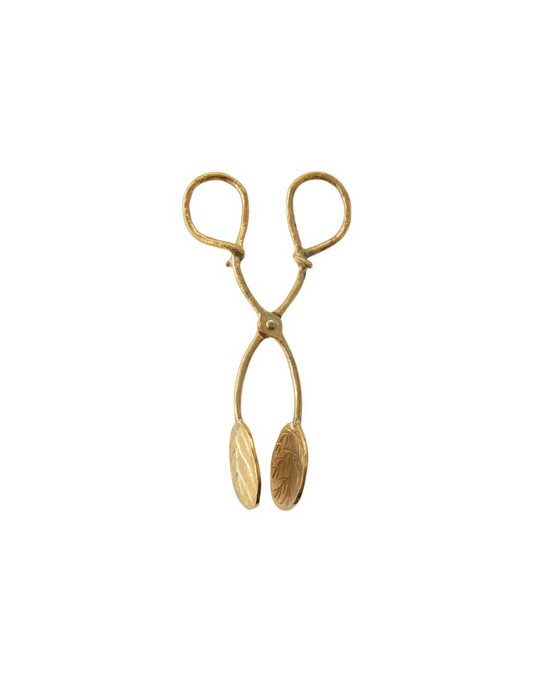 Brass Leaf Tongs