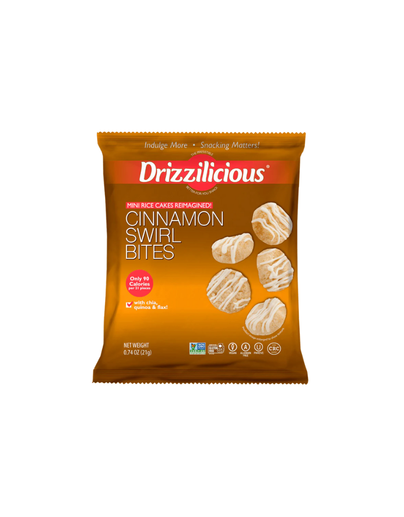 Drizzilicious Mini Rice Cake Snack Bags