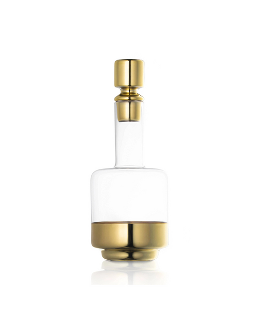 Minimalist Gold Wine Decanter