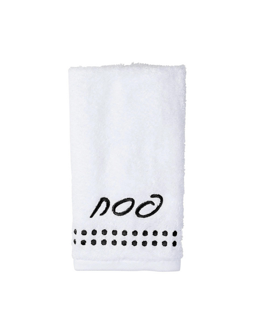 Pesach Dot Border Finger Towel