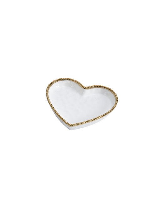 Mini Porcelain Heart Dish - 3 Colors