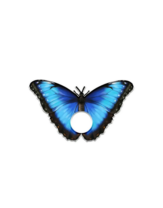 Acrylic Butterfly Napkin Rings Set