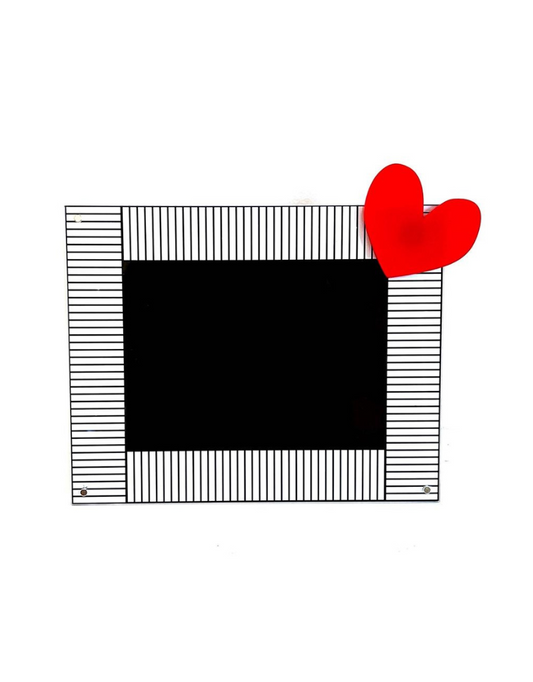 Red Heart Acrylic Picture Frame