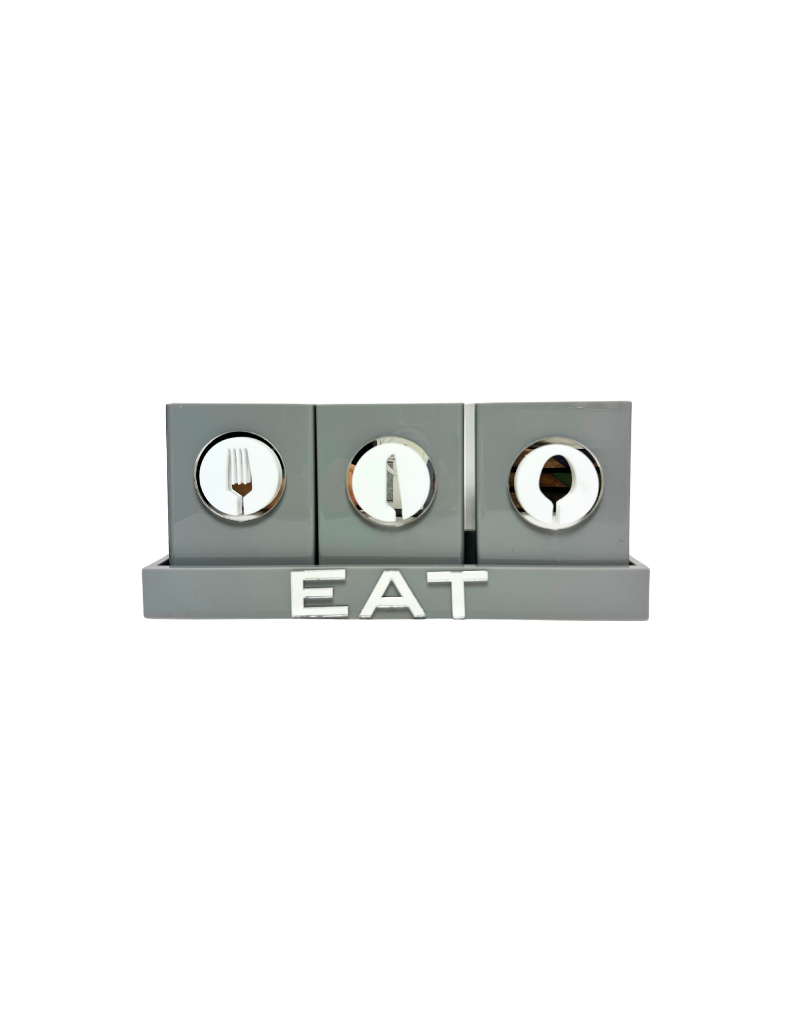 Acrylic Silverware Caddy Sets