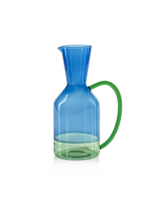 Riviera Two-Toned Glass Pitcher