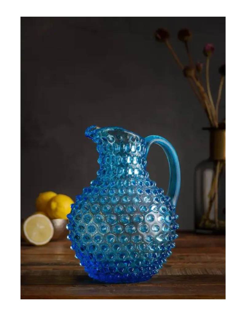 Crystal Hobnail Jugs