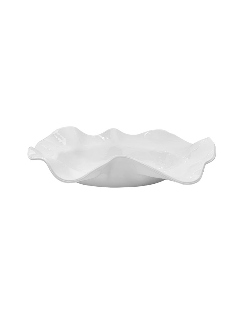 Large Wavy Melamine Bowl