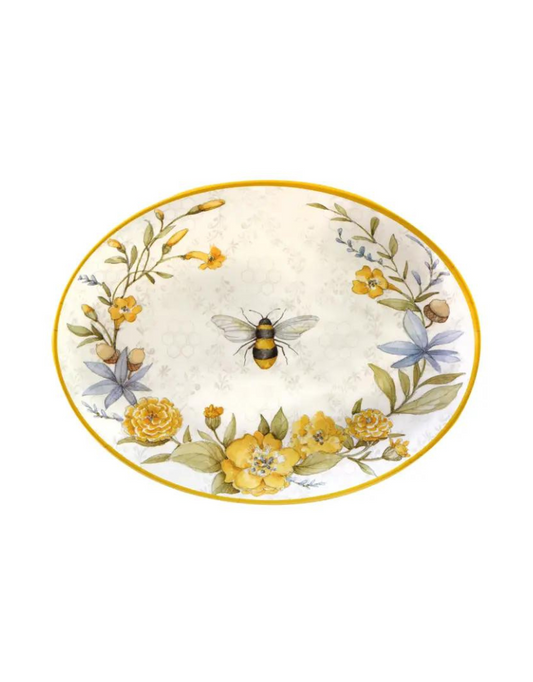 Bee Sweet Oval Platter