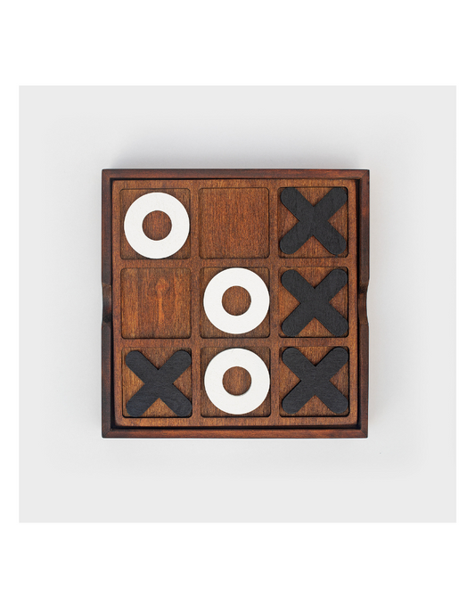 Tic-Tac-Toe Wooden Game