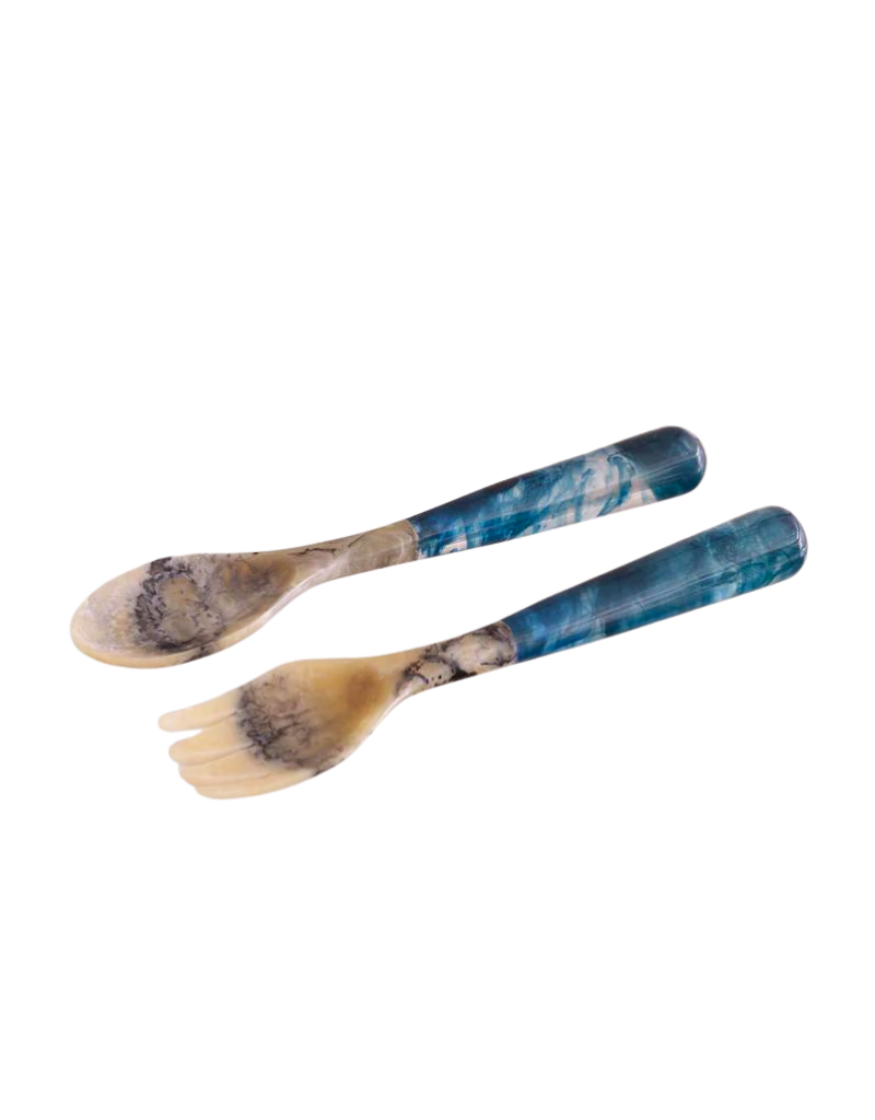 VIDA Resin Dark Blue Salad Servers