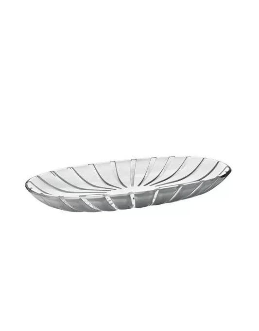 Grace Oval Serving Tray Grey