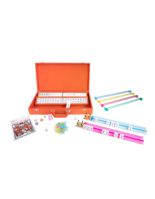 Ellen Orange Mahjong Set