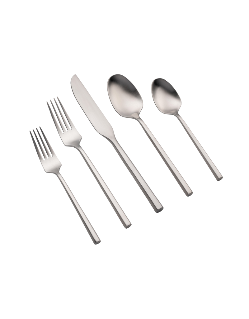 Sutherland Brushed Silver 18/10 Flatware - 20 Piece