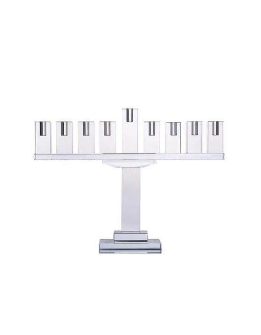 Symmetrical Crystal Menorah