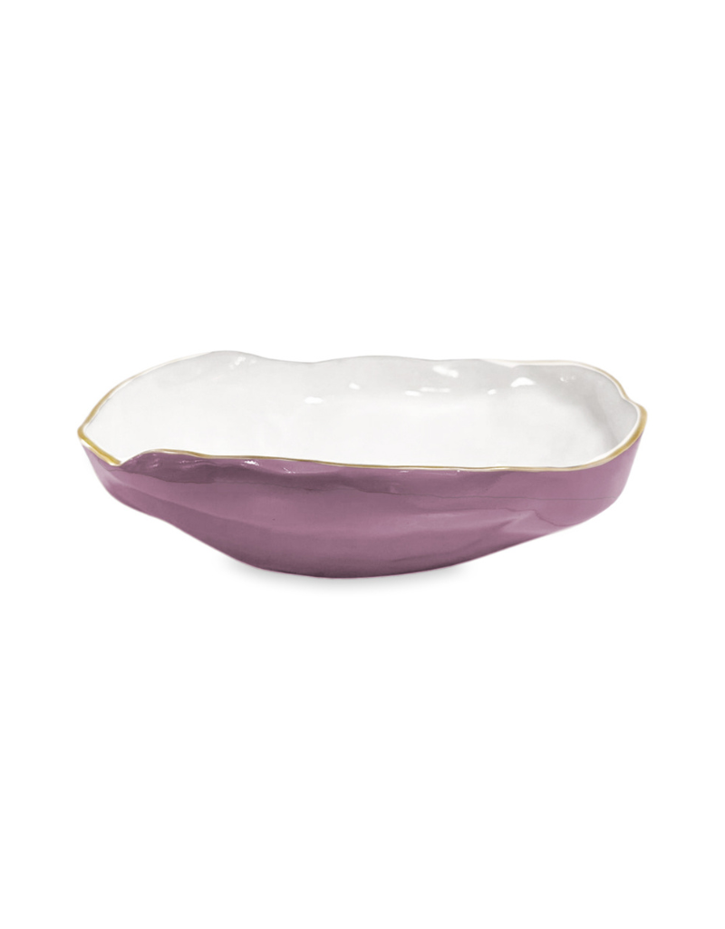 ENCANTO Nuevo Large Bowl - Purple and White