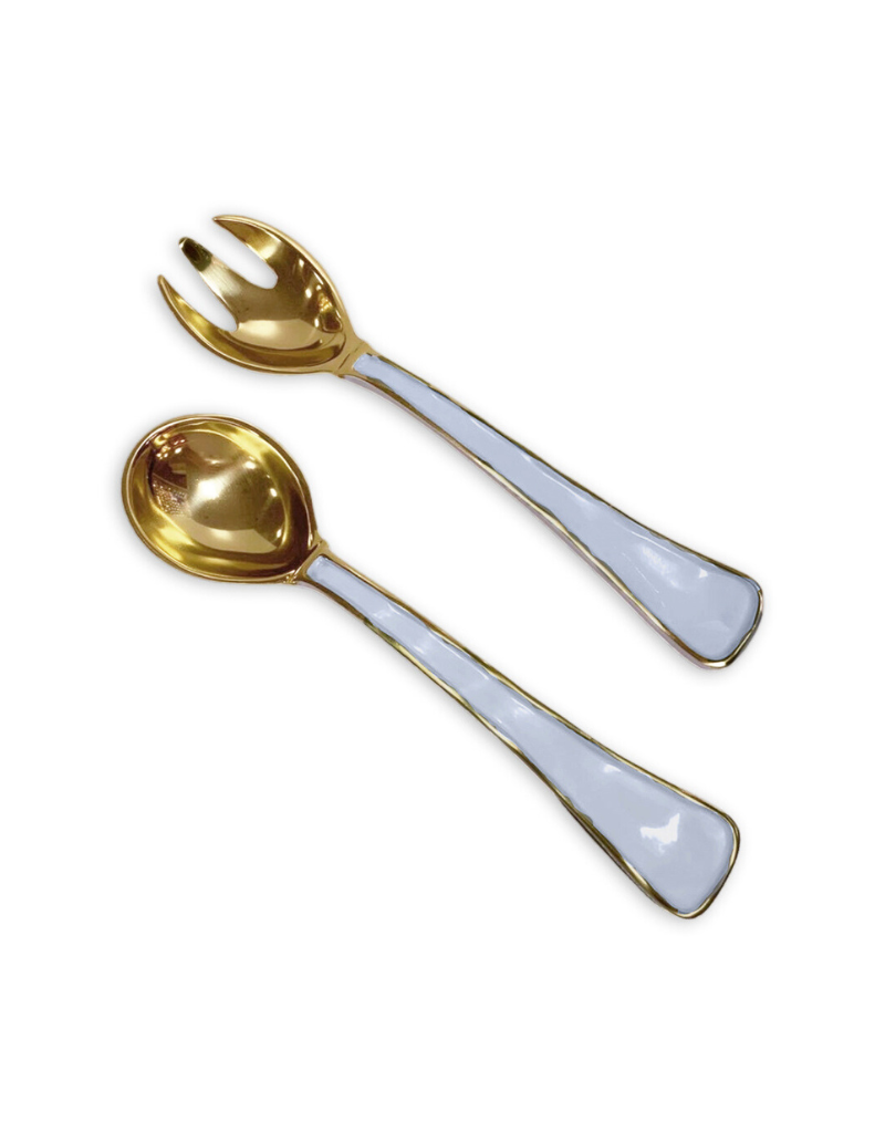 ENCANTO Soho Salad Servers - Periwinkle