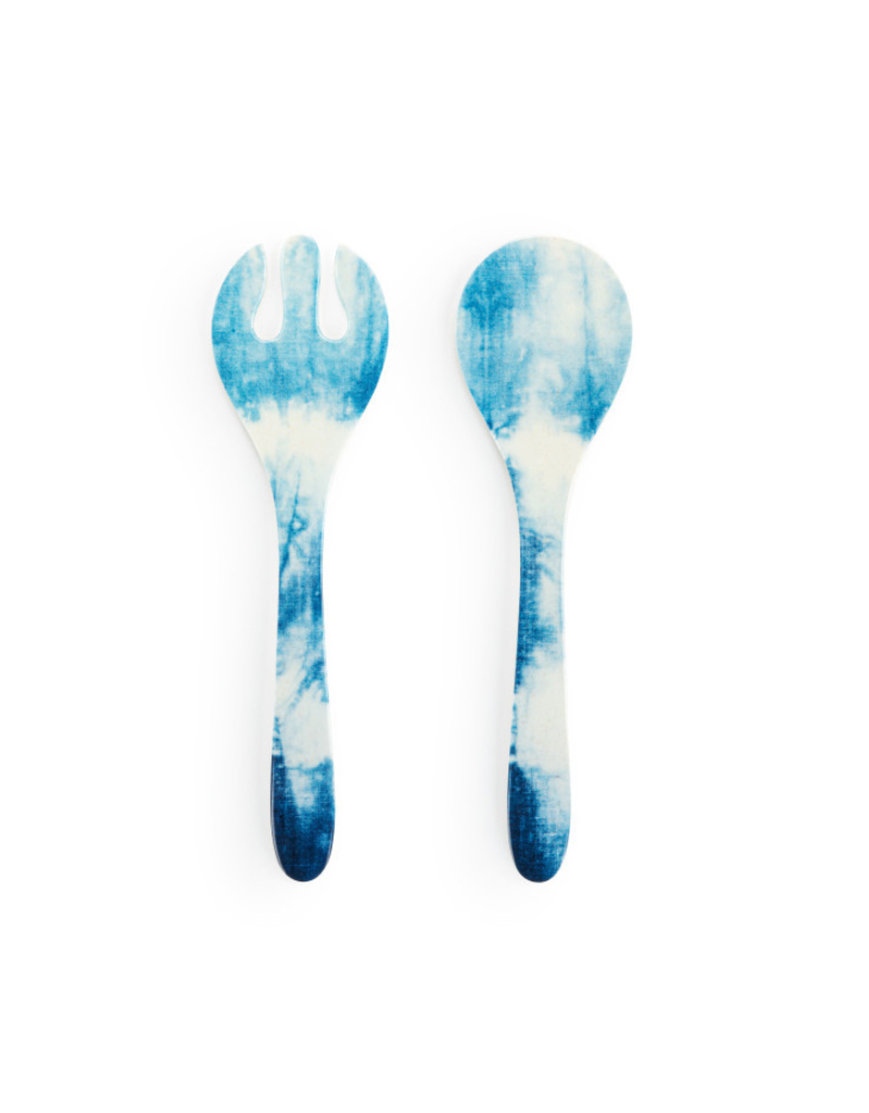 Coastal Shibori Melamine Serving Set