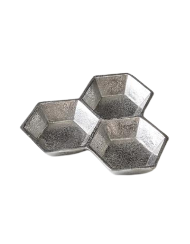 Aluminum 3-Section Octagon Bowl