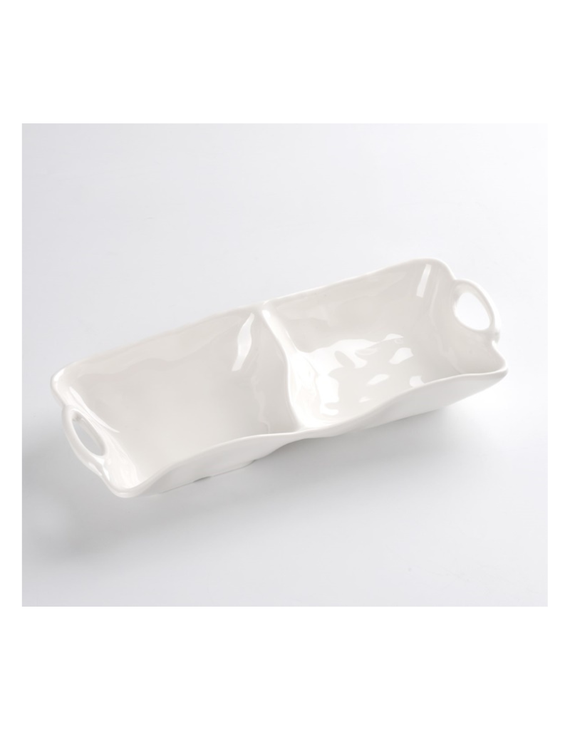 2-Section Melamine Server