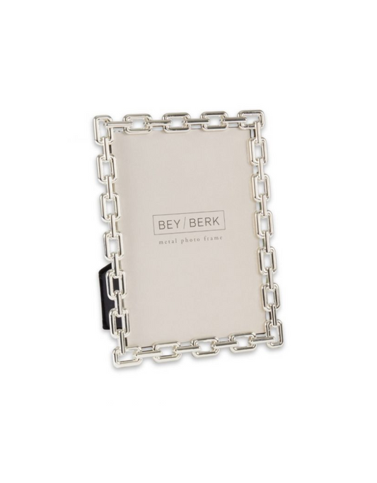 Silver Chain Link Frame