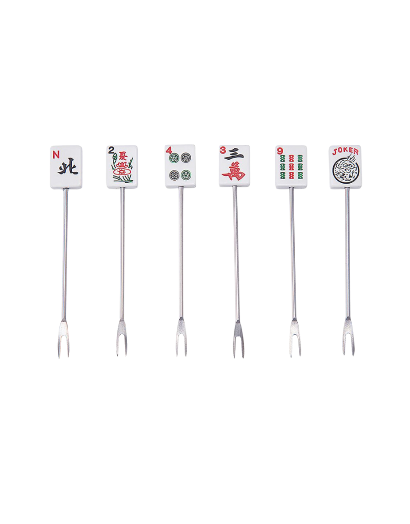 6-Piece Mah Jongg Cocktail Picks