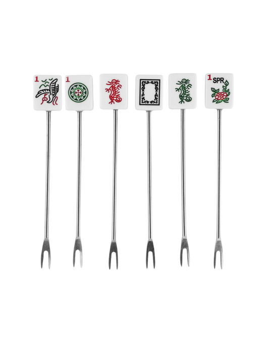 6-Piece American Mah Jongg Cocktail Picks