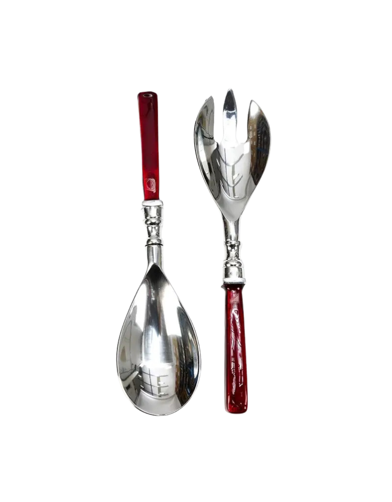 Aluminum Salad Servers - Colors