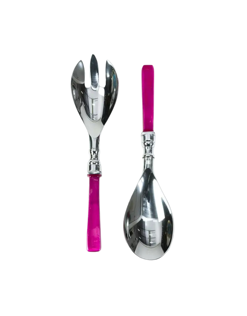 Aluminum Salad Servers - Colors