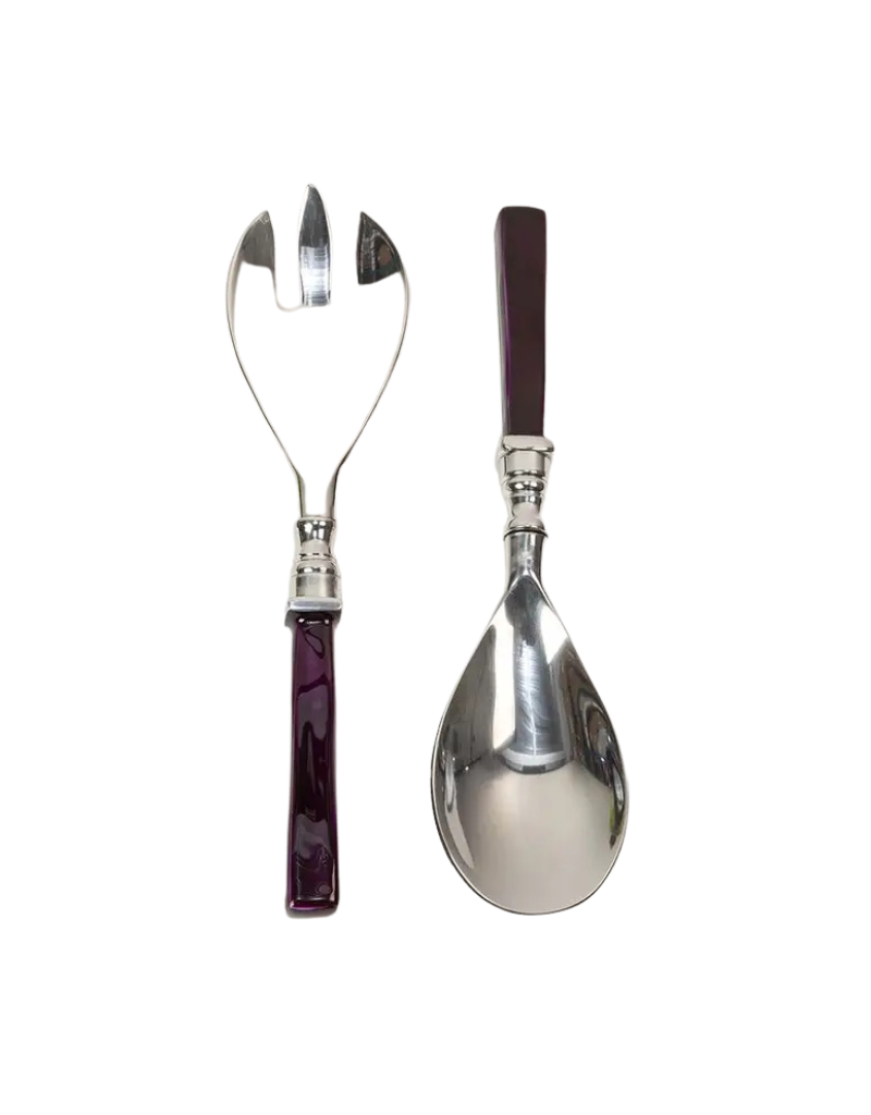 Aluminum Salad Servers - Colors