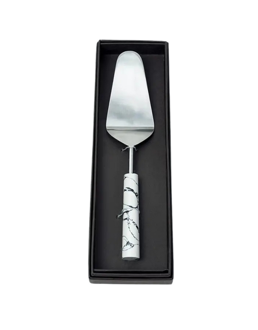 Marble Handle Cake Server