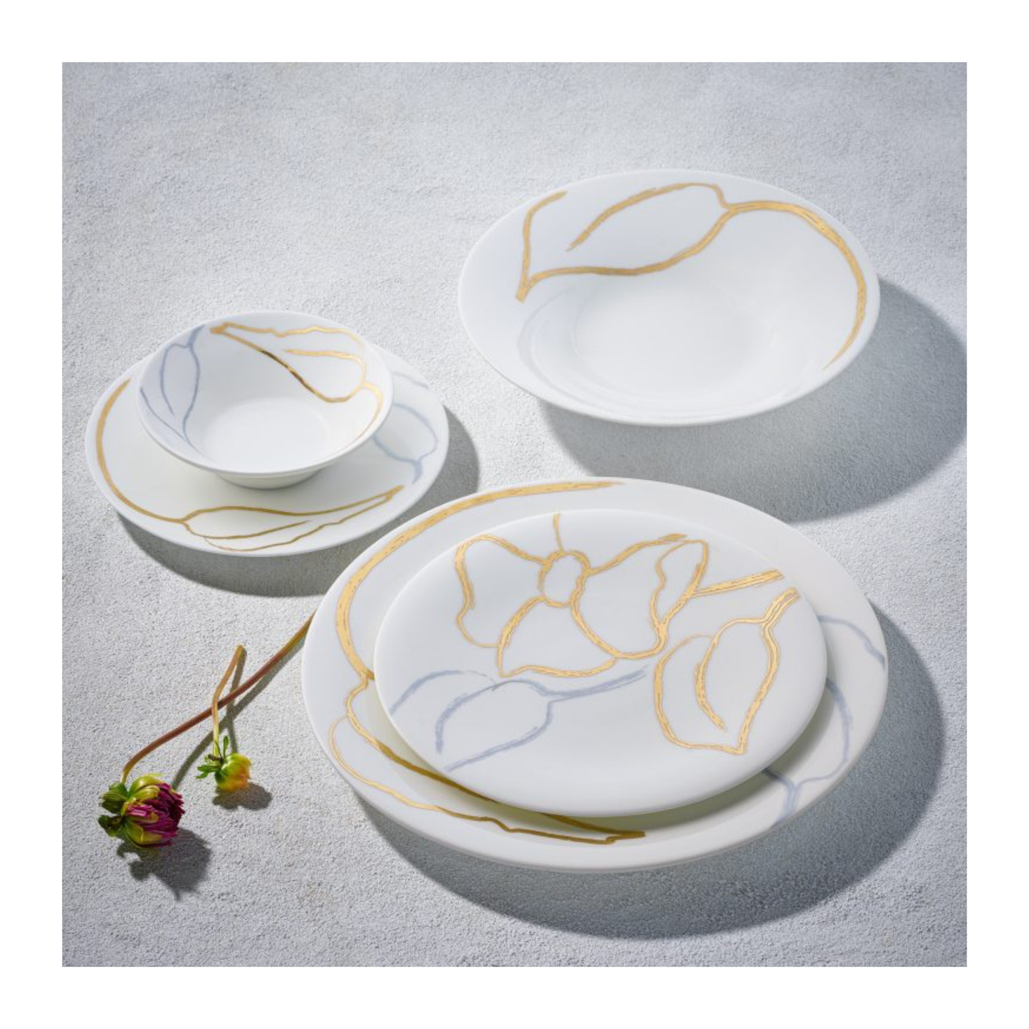 Vikko Shine - Artisan Gold 20 Piece Dinnerware Set