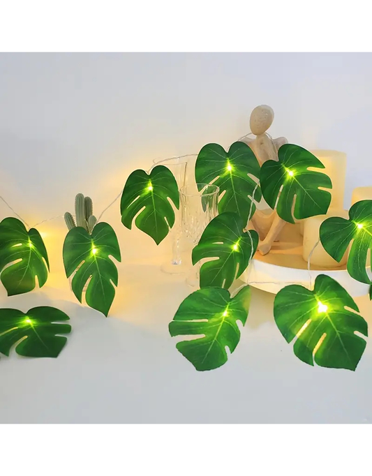 Palm Leaf String Lights
