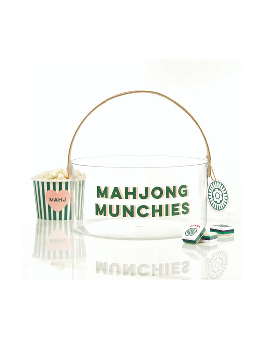 Acrylic Mahjong Munchies Party Bucket