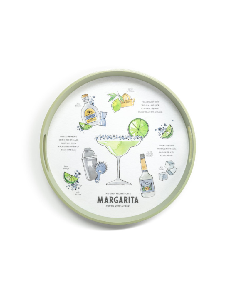 Margarita Round Serve Tray