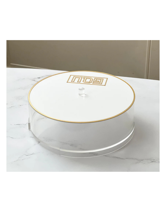 Lucite Mirror Matzah Box