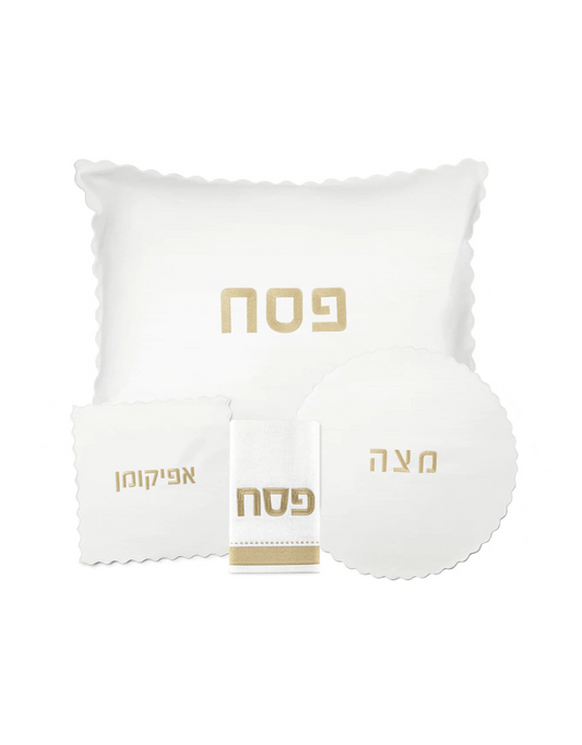 Scalloped Edge Pesach Set