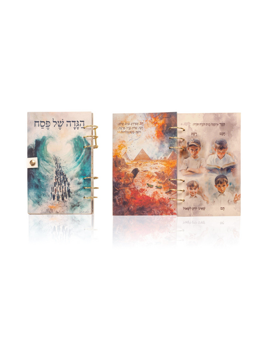 Kids Leather Painted Haggadah