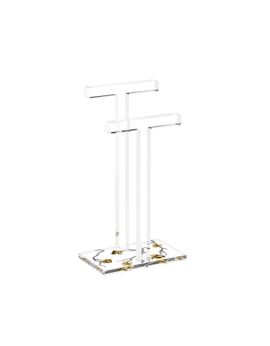 Golden Branch 'T' Towel Stand